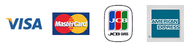 VISA / MASTER / JCB / AMEX　クレジットカード決済