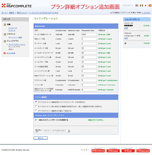 格安共有サーバーサービスをレンタルで共有ホスティングの共有ドメインの最終確認